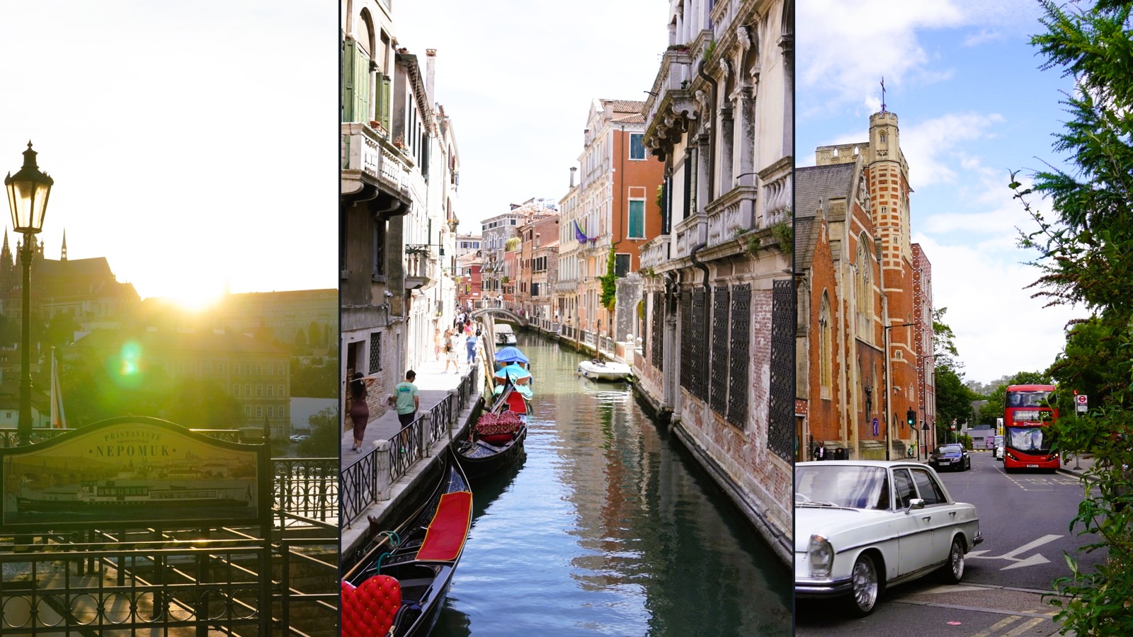 Eyecatch prague venice london collage